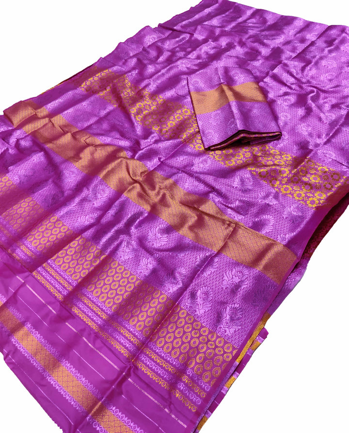 Colouring Jari Bedsheet Mix Set Mekhela Sador