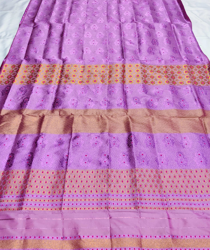 Colouring Jari Bedsheet Mix Set Mekhela Sador