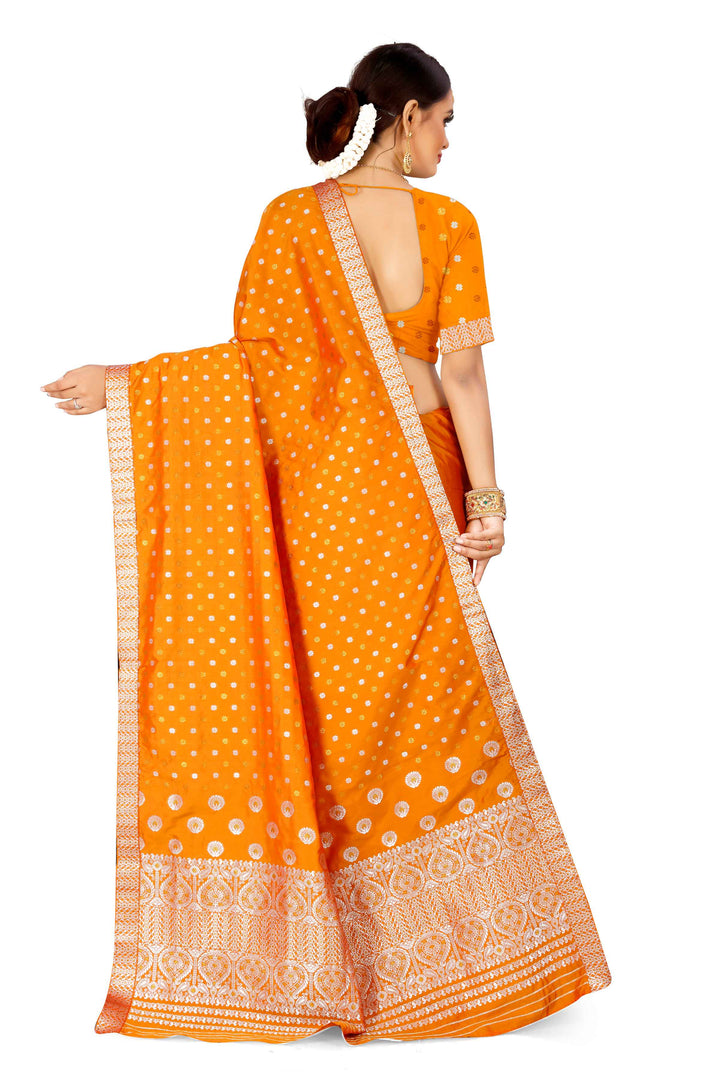 Gold-Silver Jari Mix Set Mekhela Sador