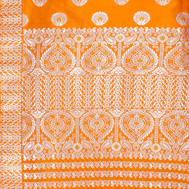 Gold-Silver Jari Mix Set Mekhela Sador