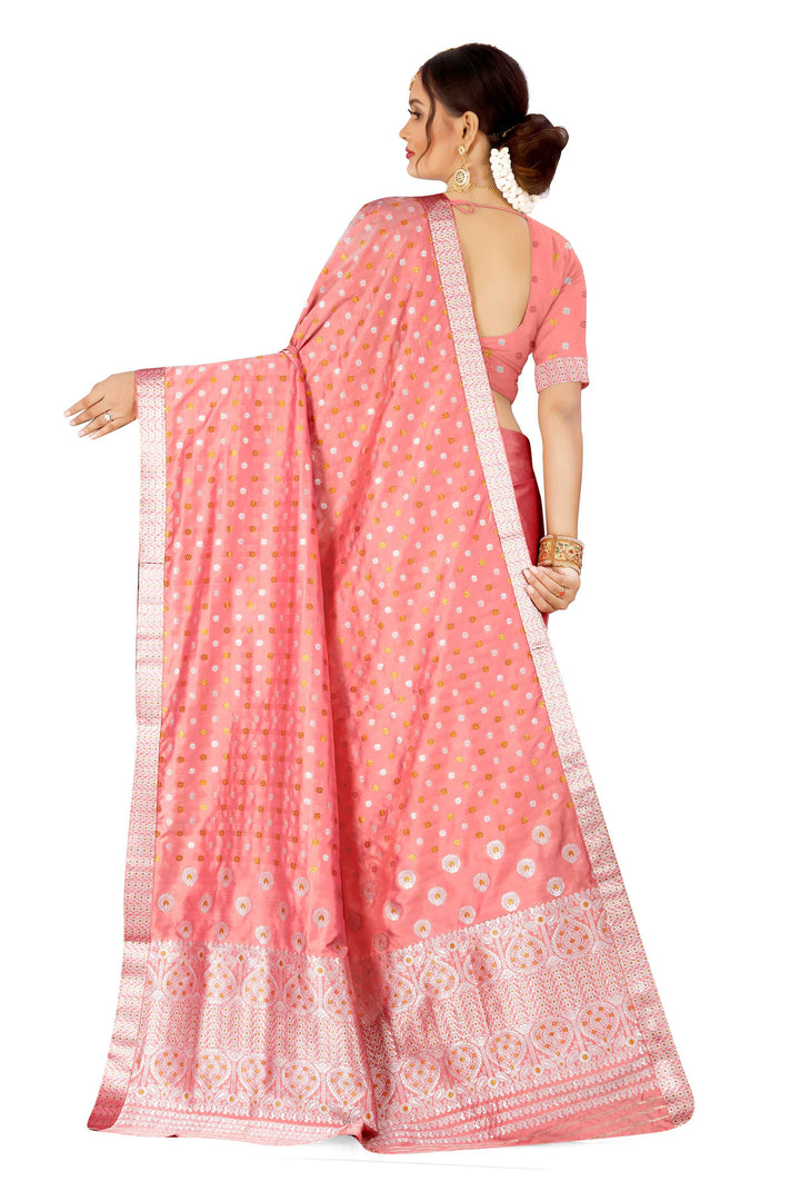 Gold-Silver Jari Mix Set Mekhela Sador