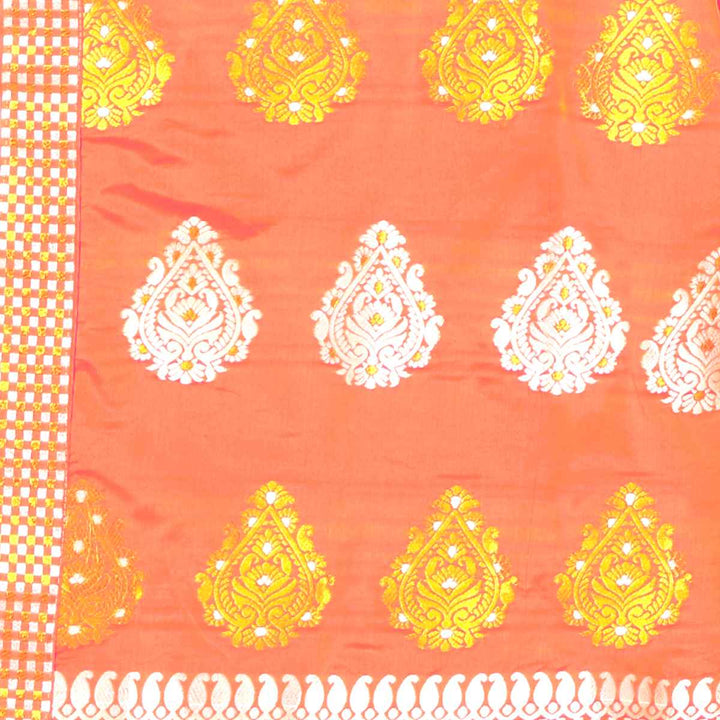 Gold-Silver Jari Mix Set Mekhela Sador