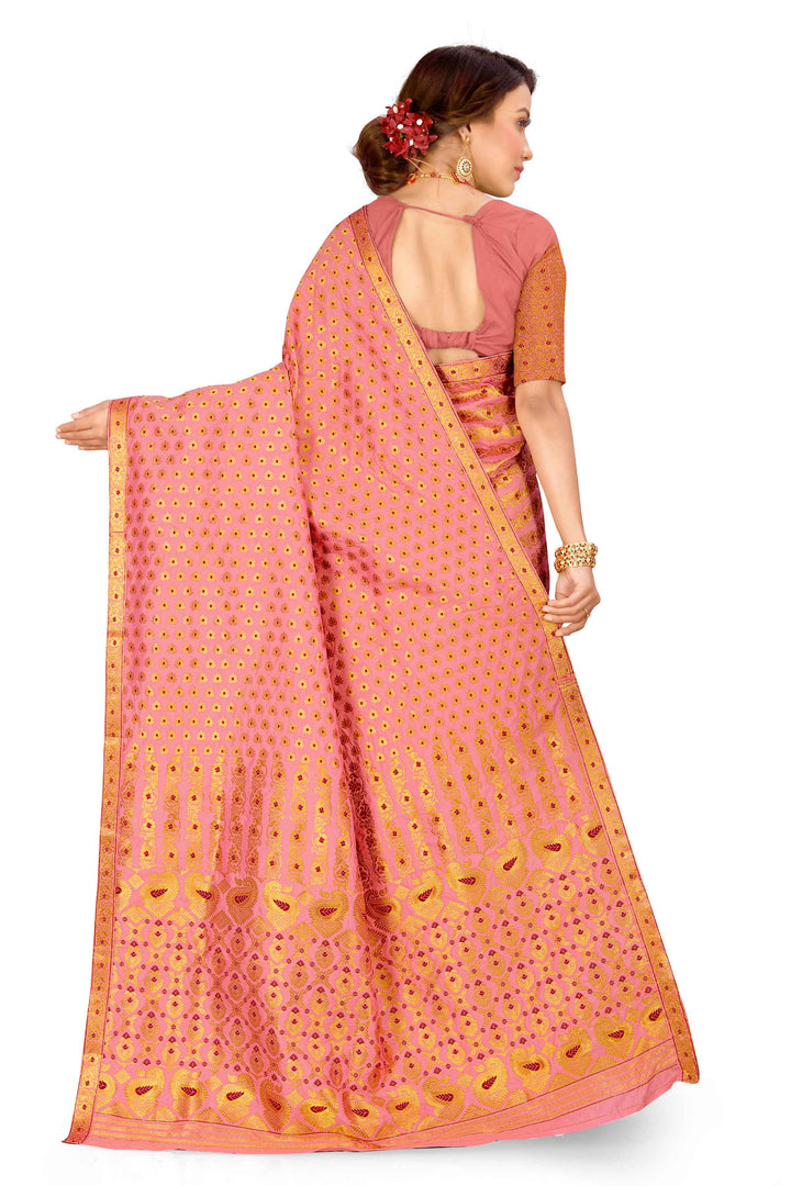 সোণ (Gold) গুনা মিক্স ছেট মেখলা চাদৰ 