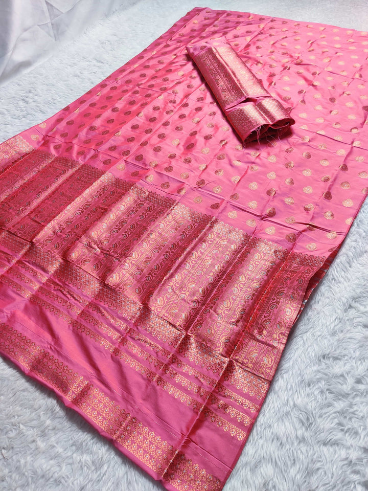 Copper Jari Mix Set Mekhela Sador