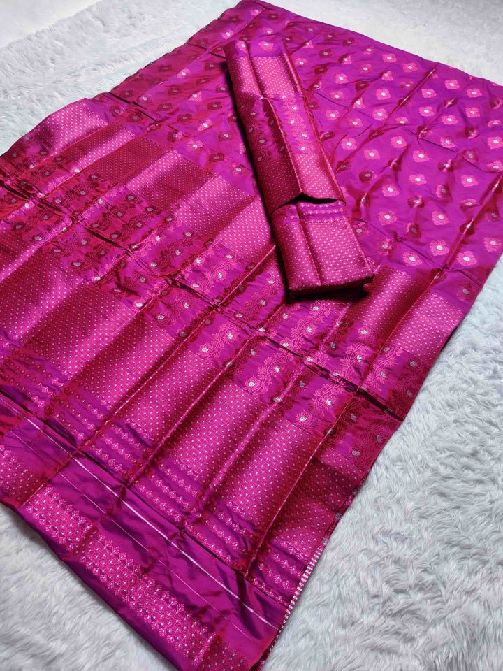 Colouring Jari Mix Set Mekhela Sador