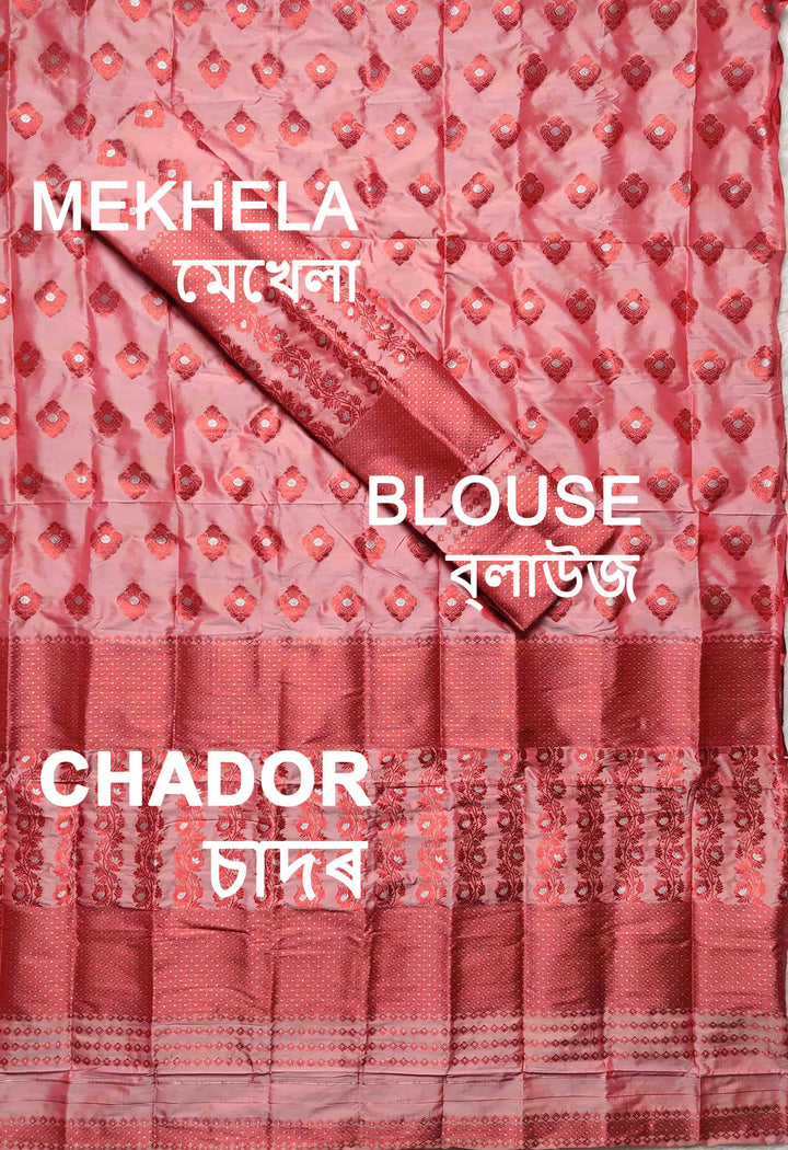 Colouring Jari Mix Set Mekhela Sador