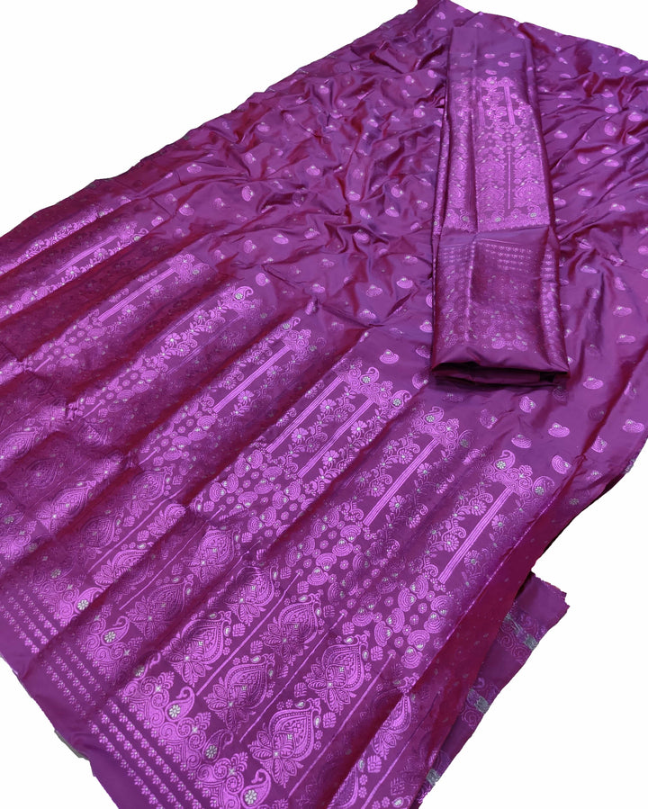Colouring Jari Mix Set Mekhela Sador