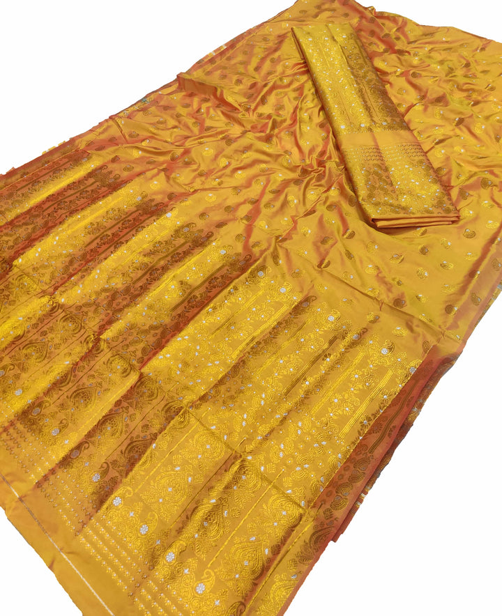 Colouring Jari Mix Set Mekhela Sador
