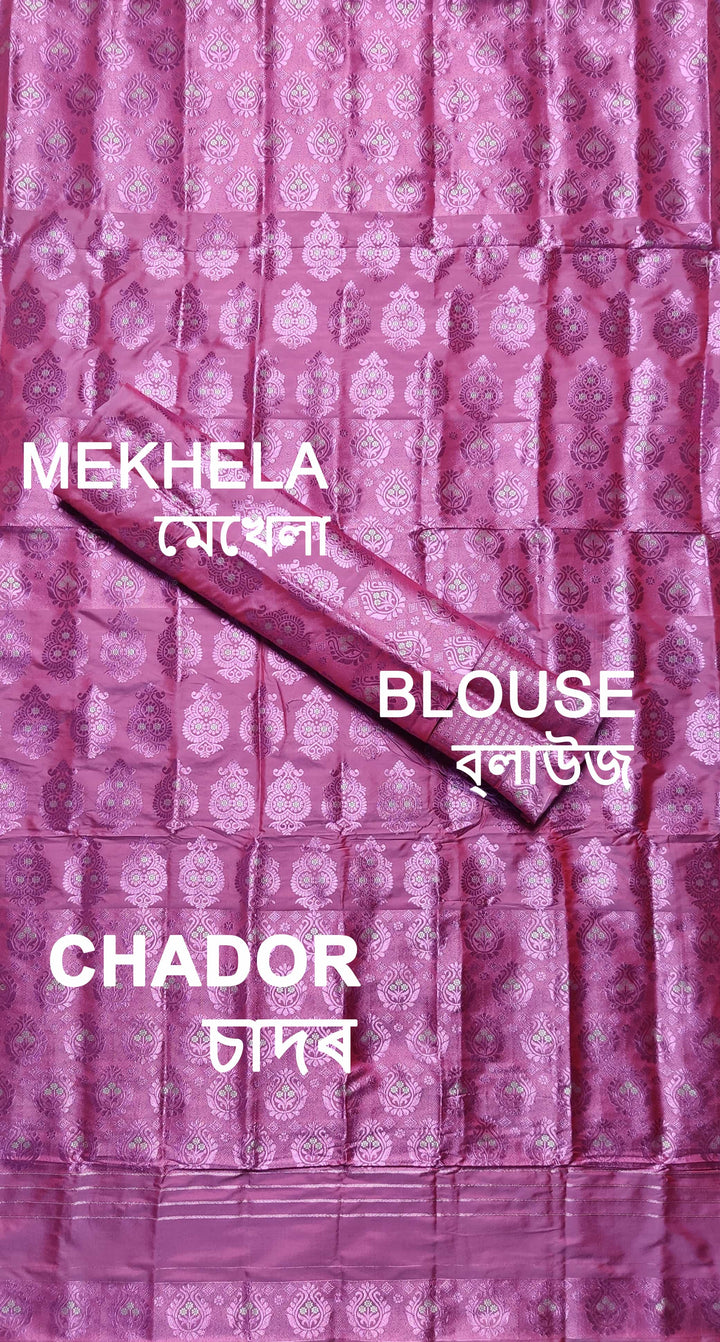 Colouring Jari Mix Set Mekhela Sador