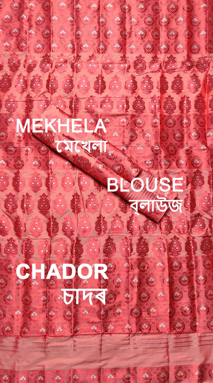 Colouring Jari Mix Set Mekhela Sador