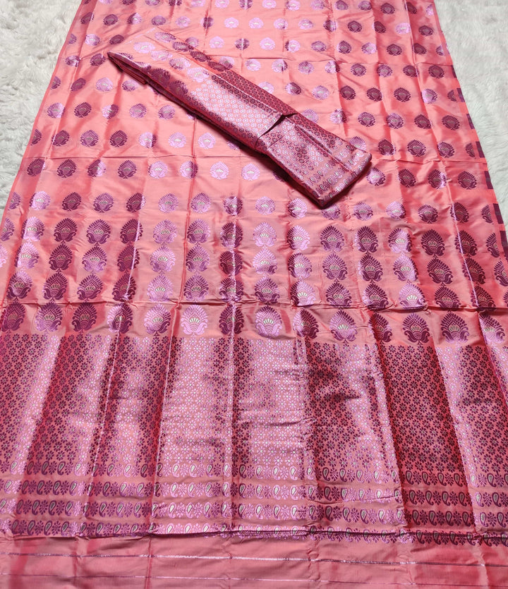 Colouring Jari Mix Set Mekhela Sador