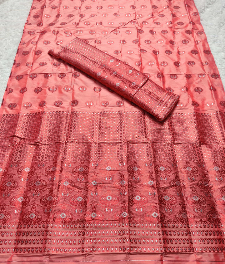 Colouring Jari Mix Set Mekhela Sador