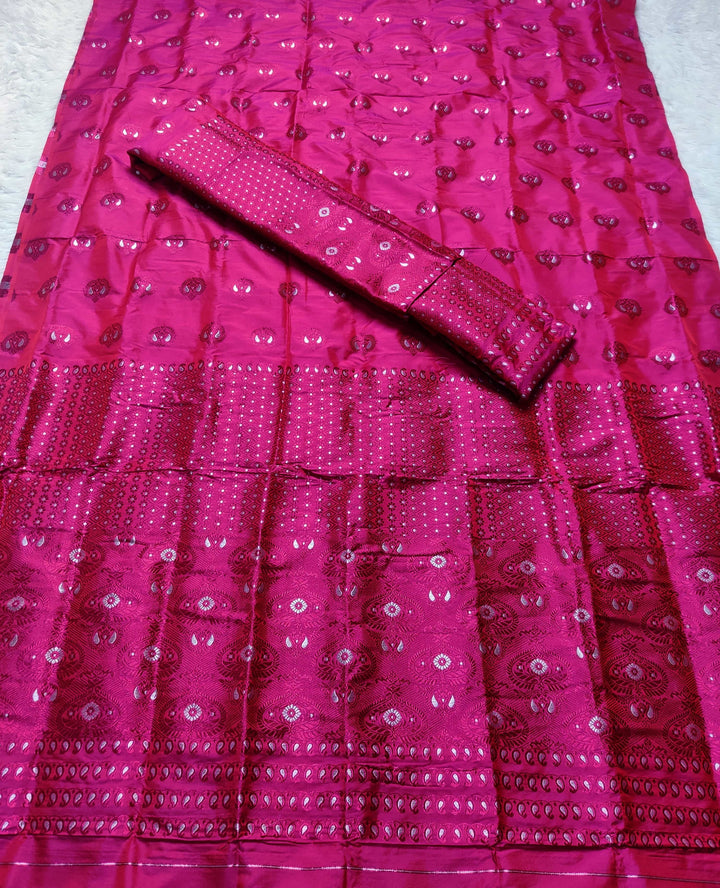 Colouring Jari Mix Set Mekhela Sador