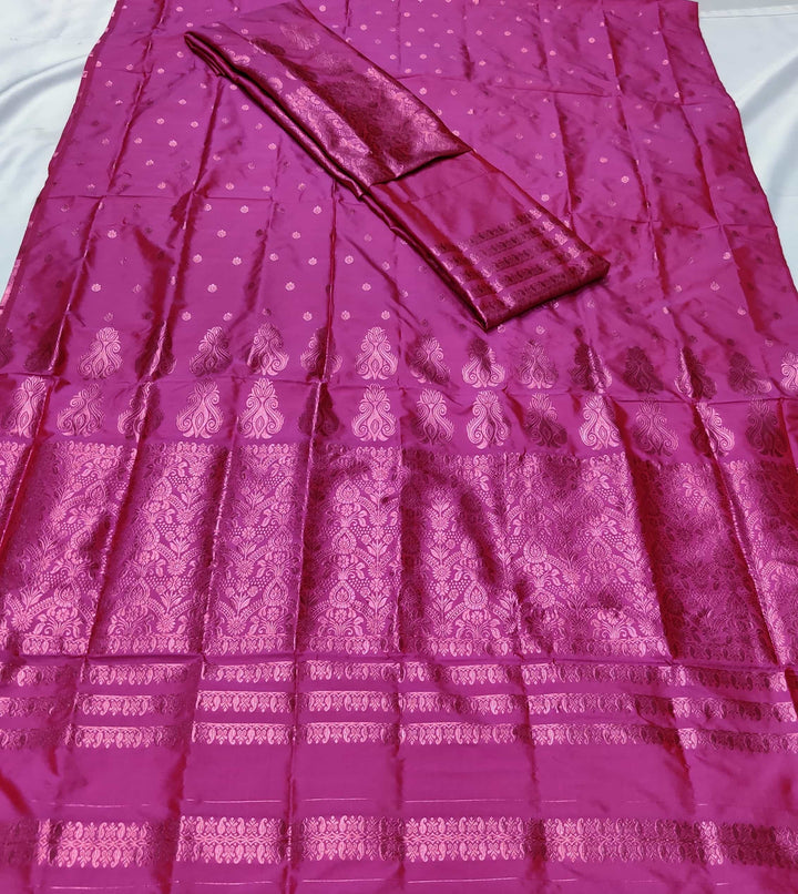 Colouring Jari Mix Set Mekhela Sador