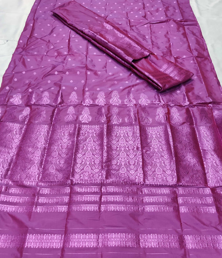 Colouring Jari Mix Set Mekhela Sador