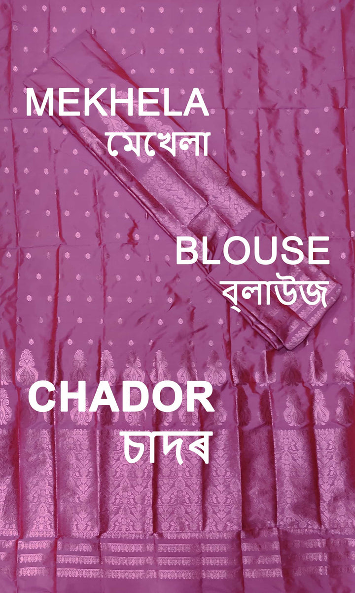 Colouring Jari Mix Set Mekhela Sador