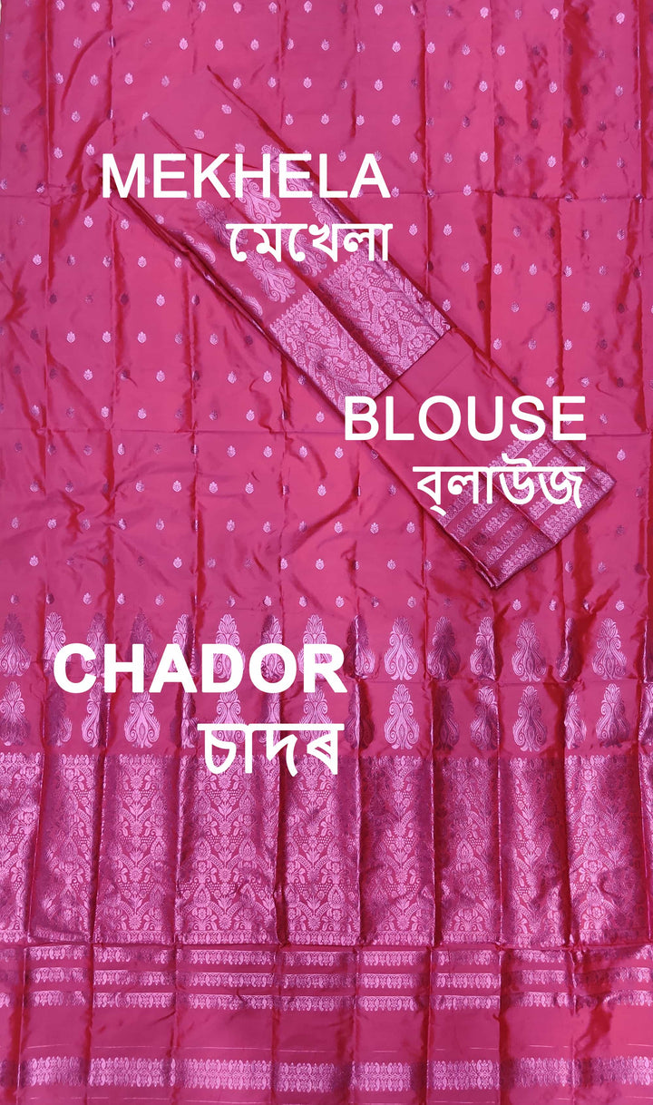 Colouring Jari Mix Set Mekhela Sador