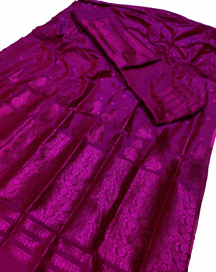 Colouring Jari Mix Set Mekhela Sador