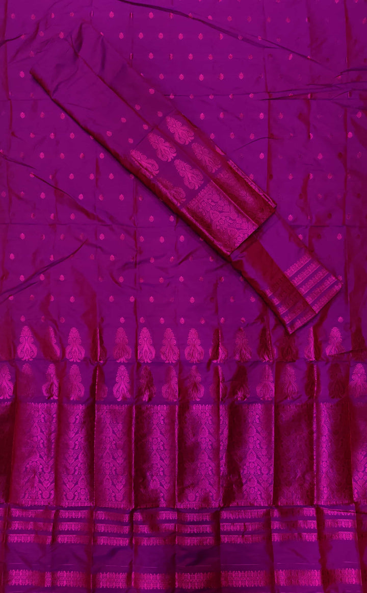Colouring Jari Mix Set Mekhela Sador