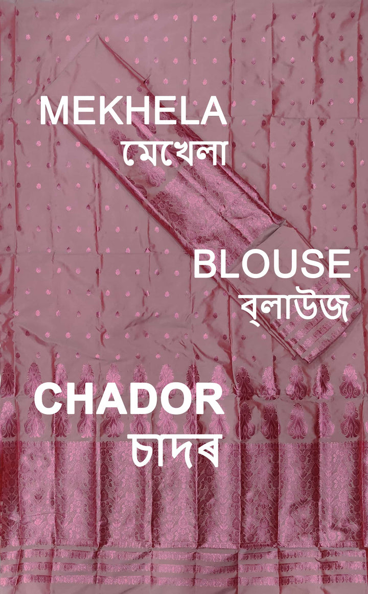 Colouring Jari Mix Set Mekhela Sador