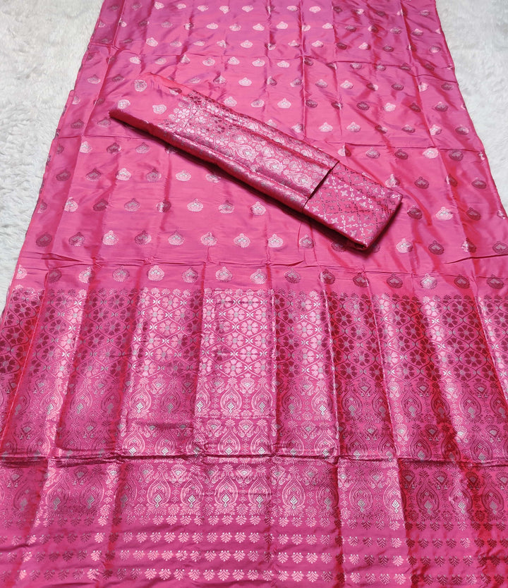 Colouring Jari Mix Set Mekhela Sador