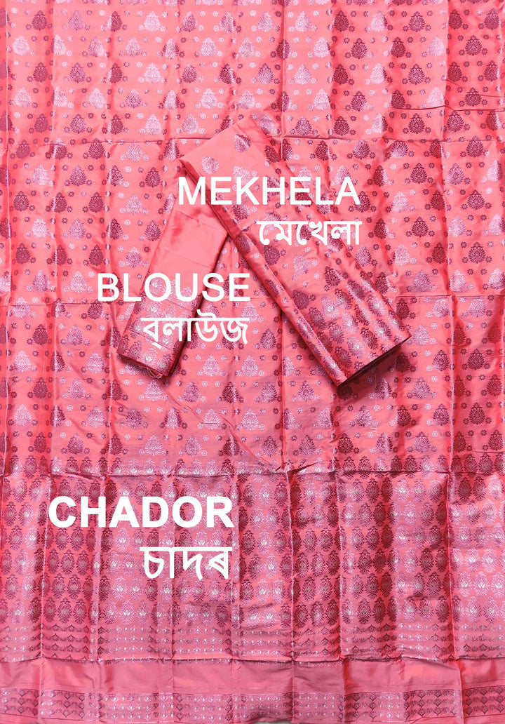 Colouring Jari Mix Set Mekhela Sador