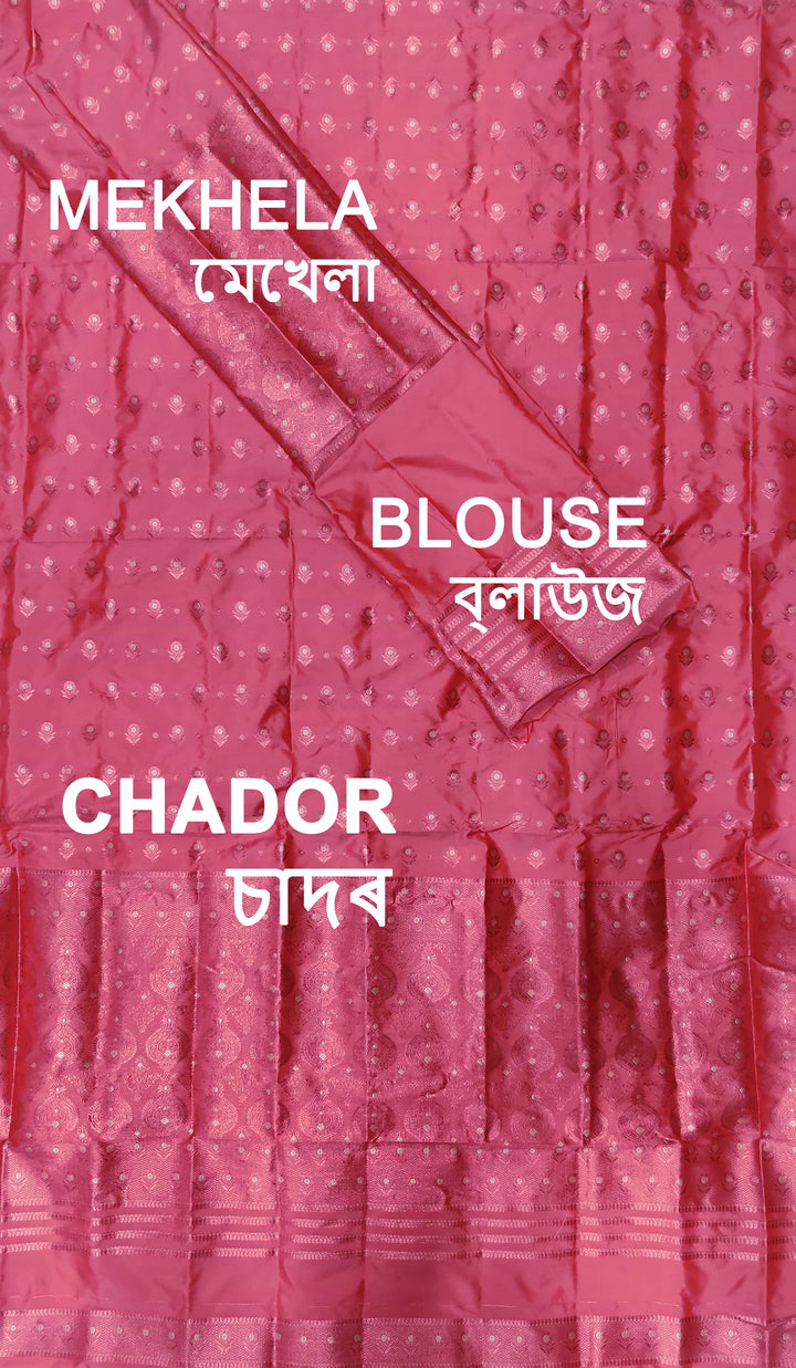 Colouring Jari Mix Set Mekhela Sador