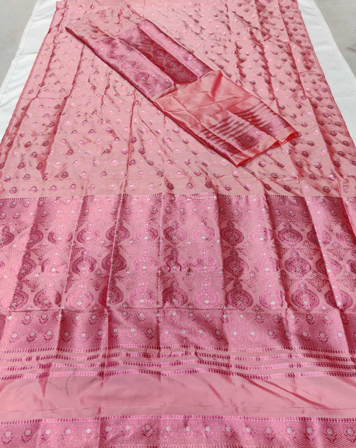Colouring Jari Mix Set Mekhela Sador