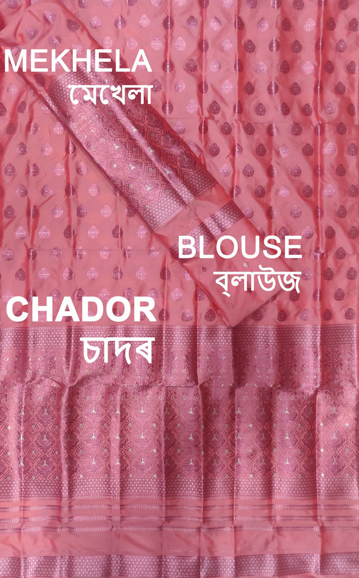 Colouring Jari Mix Set Mekhela Sador