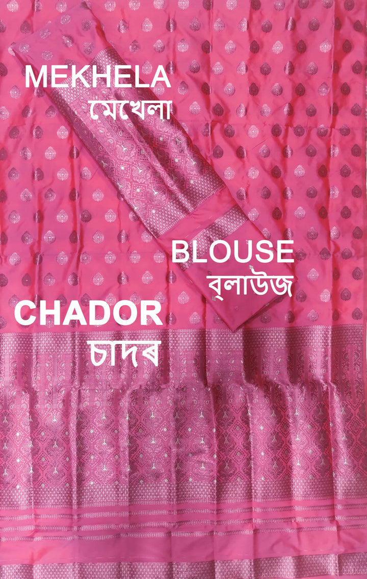 Colouring Jari Mix Set Mekhela Sador