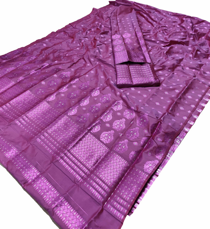 ৰং কৰা গুনা মিক্স ছেট মেখলা চাদৰ