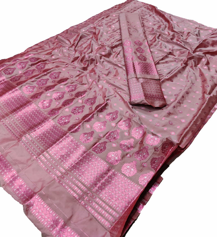 ৰং কৰা গুনা মিক্স ছেট মেখলা চাদৰ