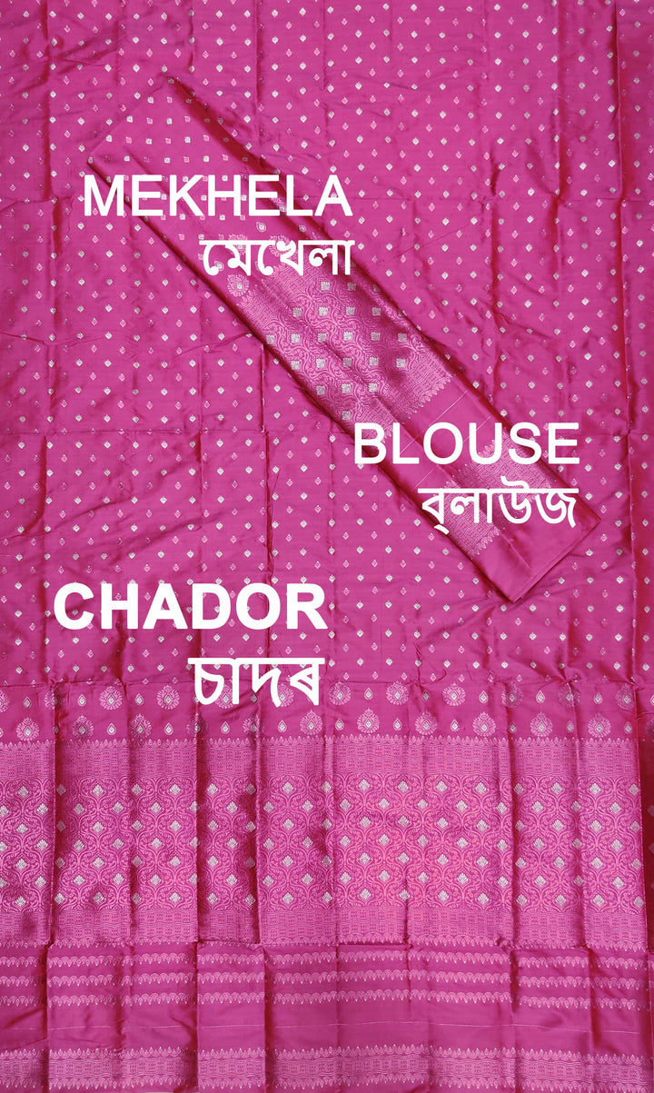 Colouring Jari Mix Set Mekhela Sador