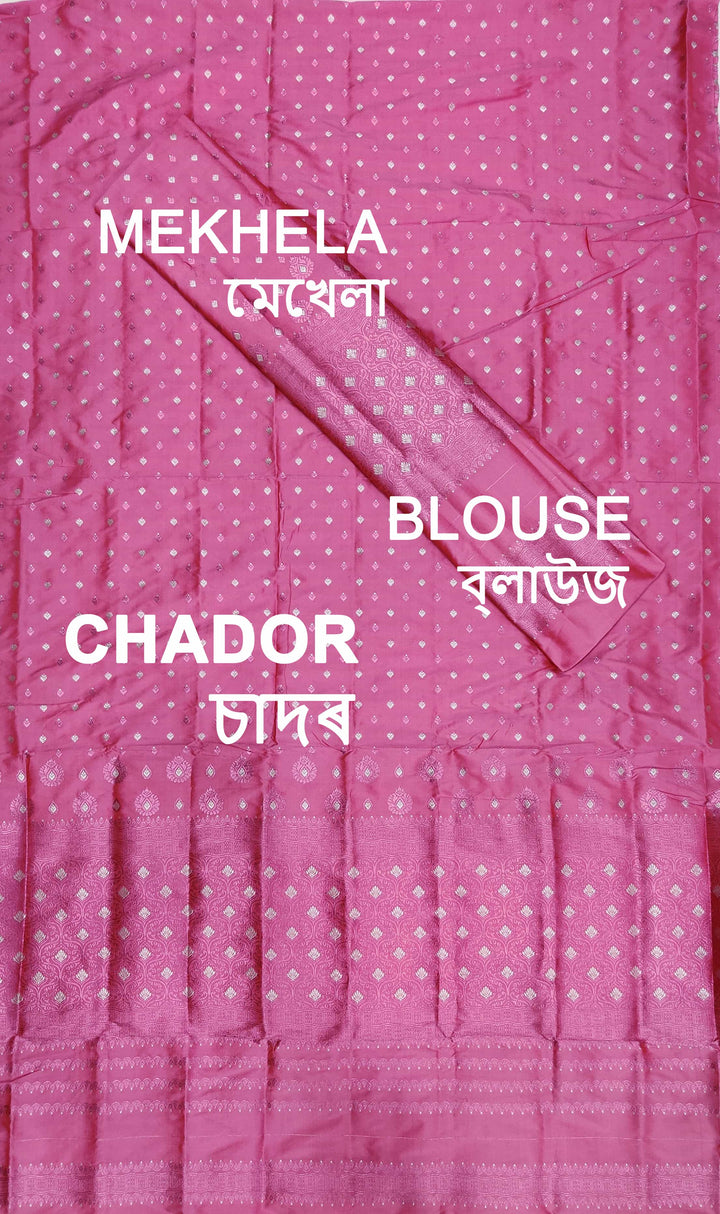 Colouring Jari Mix Set Mekhela Sador