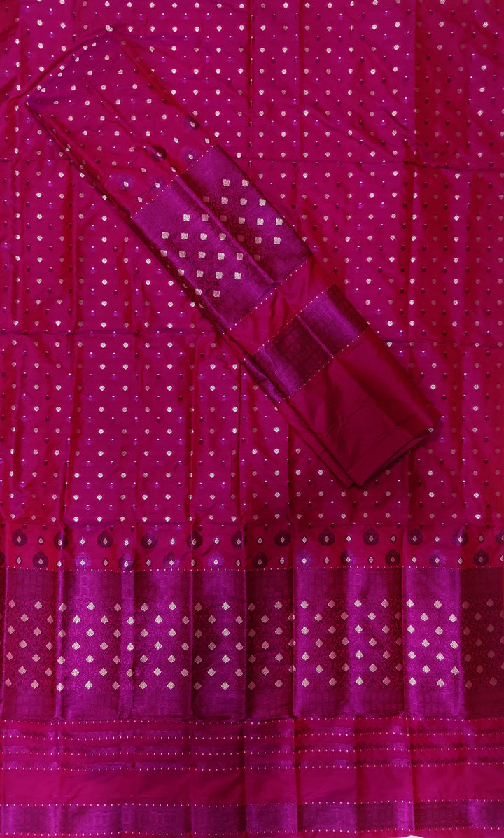 Colouring Jari Mix Set Mekhela Sador