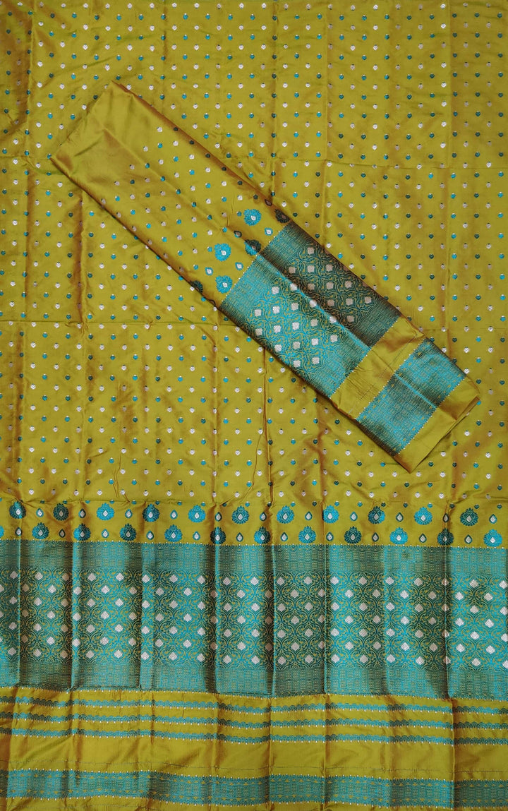 Colouring Jari Mix Set Mekhela Sador