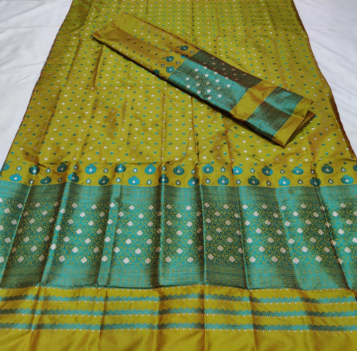 Colouring Jari Mix Set Mekhela Sador