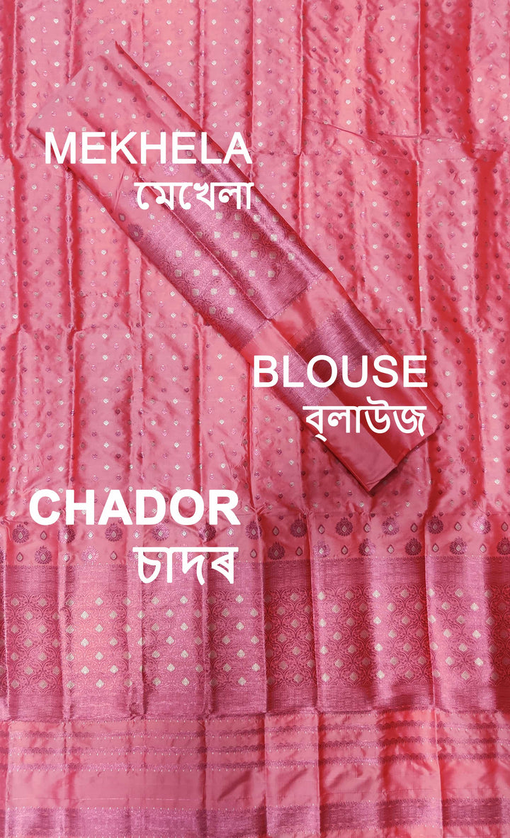 Colouring Jari Mix Set Mekhela Sador