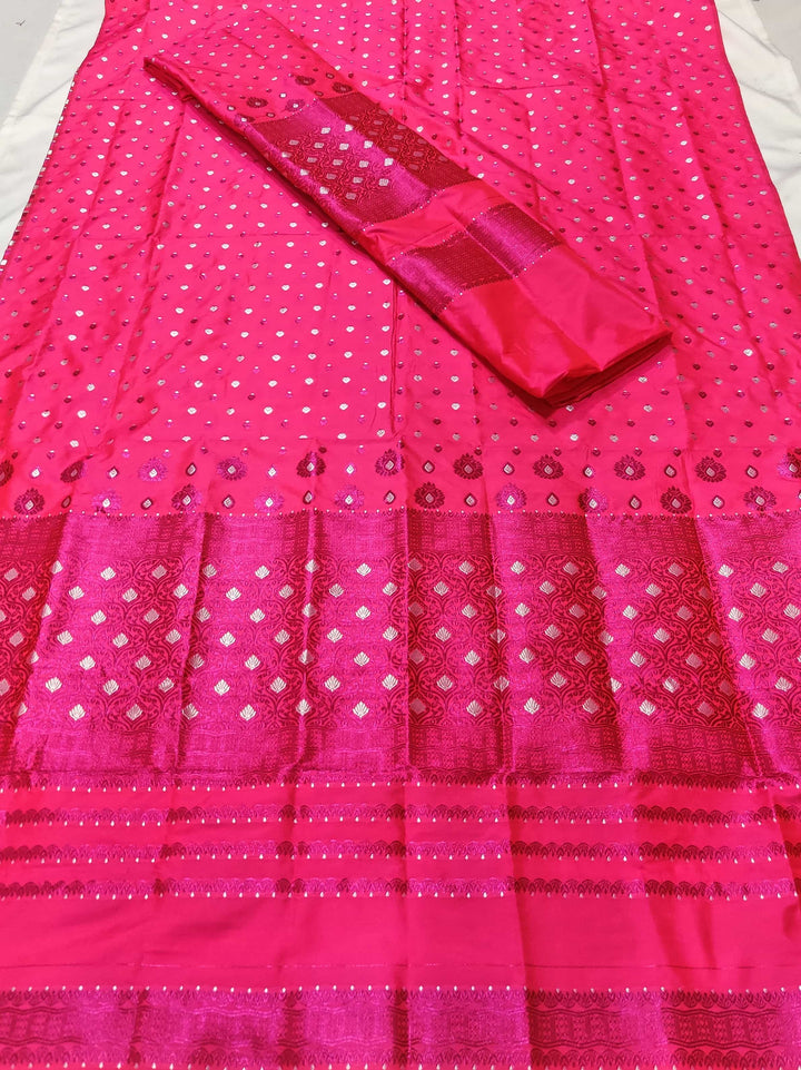 Colouring Jari Mix Set Mekhela Sador