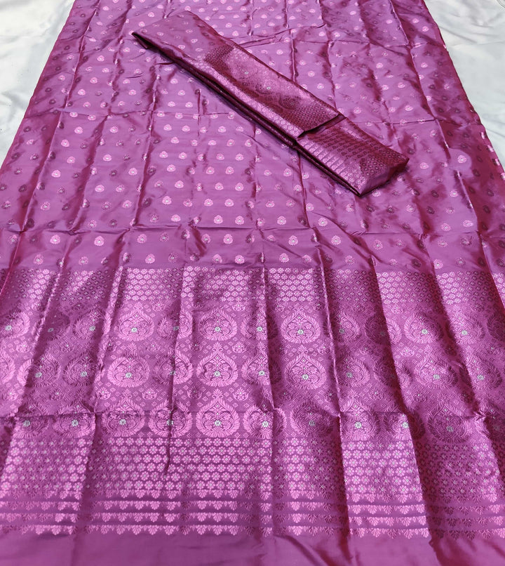 Colouring Jari Mix Set Mekhela Sador
