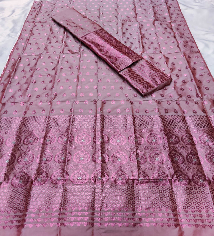 Colouring Jari Mix Set Mekhela Sador