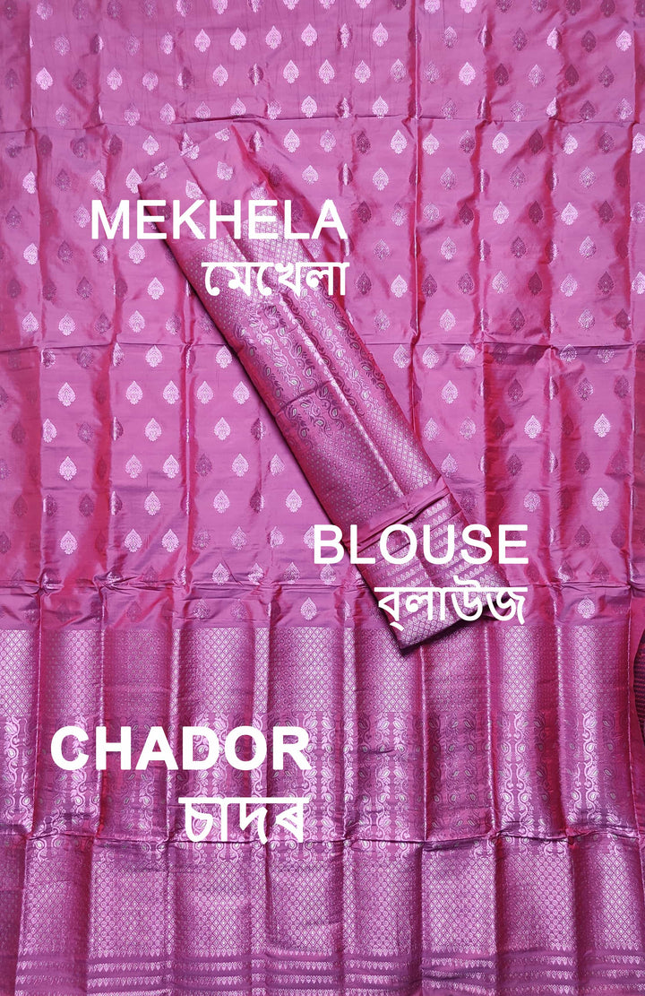 Colouring Jari Mix Set Mekhela Sador