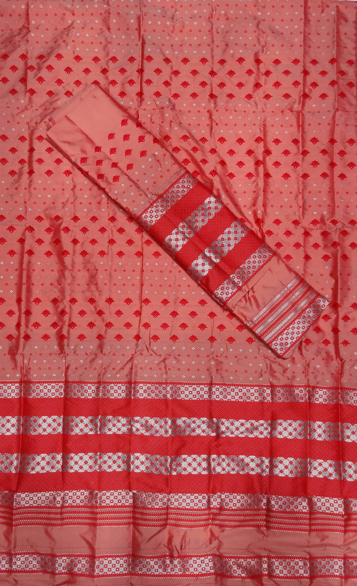সূতাৰ- কাম (Dhaga-Work) মিক্স ছেট মেখলা চাদৰ