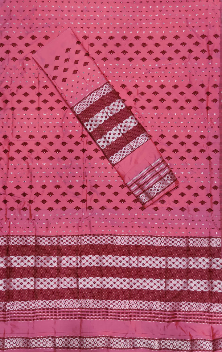 সূতাৰ- কাম (Dhaga-Work) মিক্স ছেট মেখলা চাদৰ