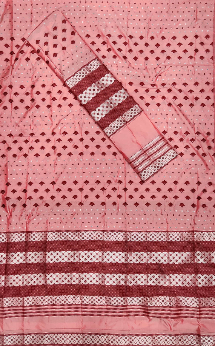 সূতাৰ- কাম (Dhaga-Work) মিক্স ছেট মেখলা চাদৰ