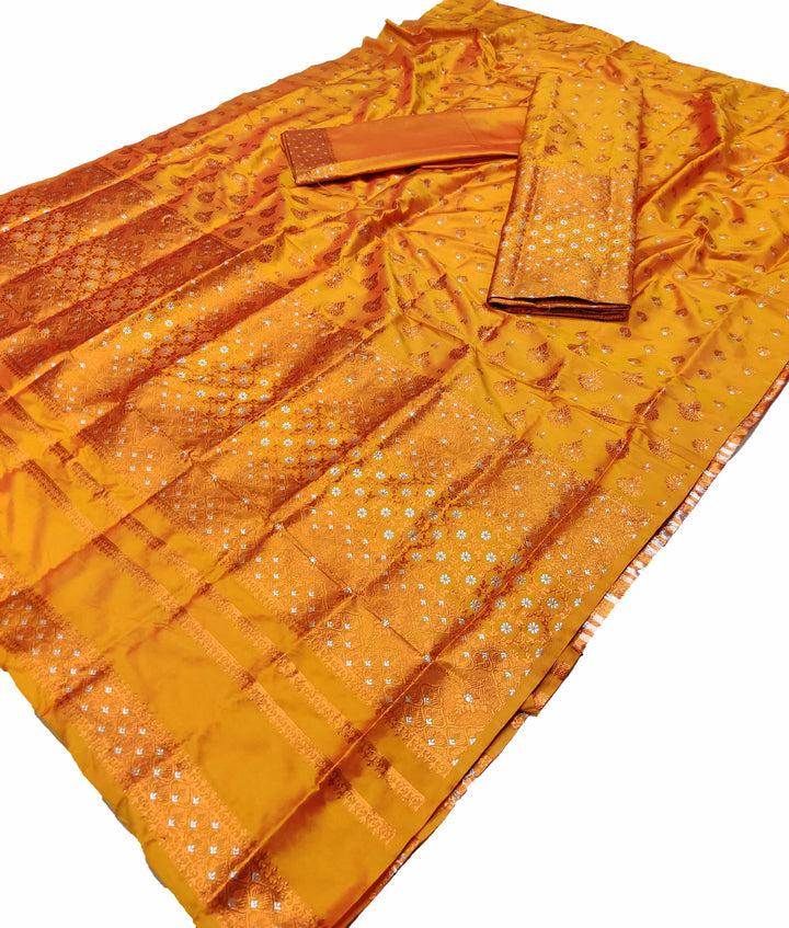 Colouring Jari Mix Set Mekhela Sador