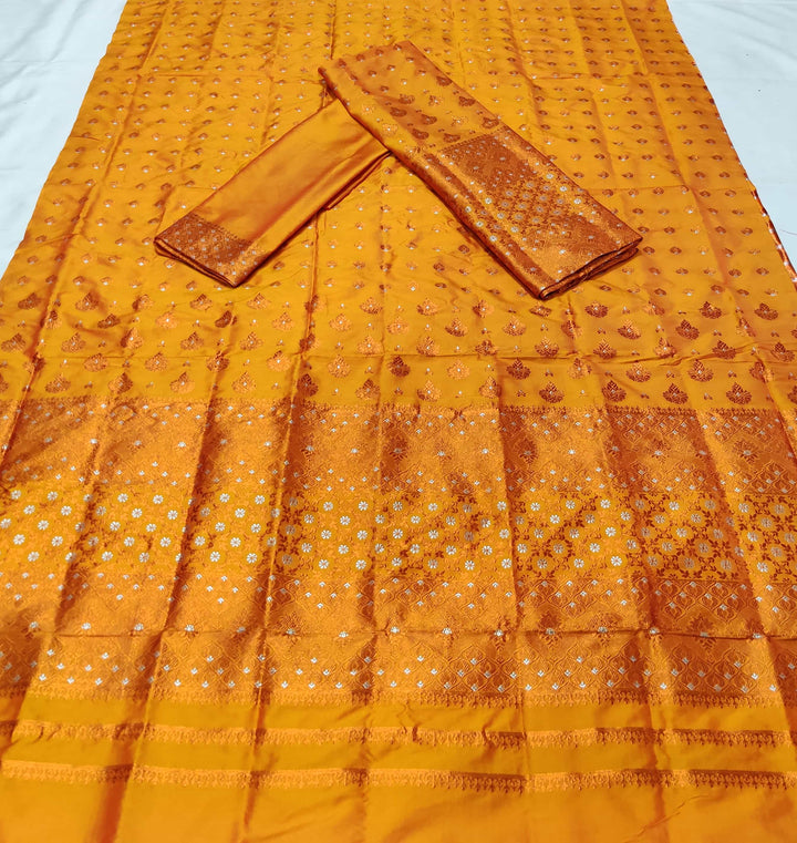 Colouring Jari Mix Set Mekhela Sador