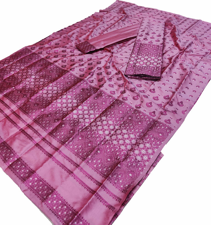 Colouring Jari Mix Set Mekhela Sador