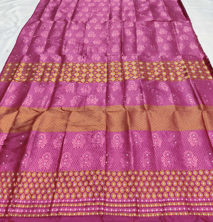Colouring Jari Bedsheet Mix Set Mekhela Sador