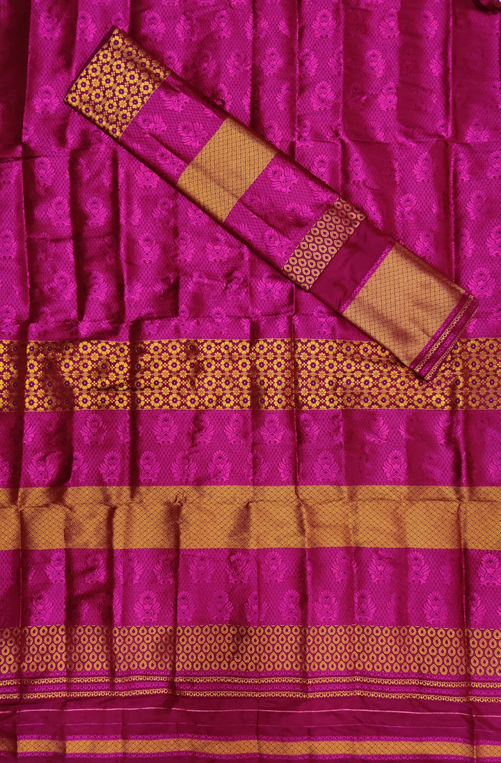 Colouring Jari Bedsheet Mix Set Mekhela Sador